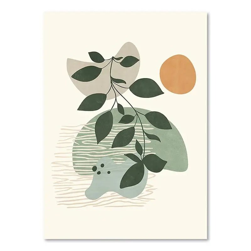 Green Plant Decorative Painting - Hearth & Lume