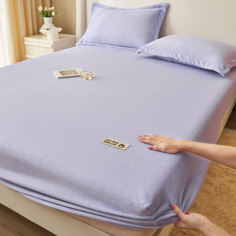 Fitted Sheet Fleece - lined Bedspread - Hearth & Lume