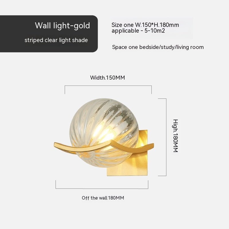 Simple Bedroom Bedside European Wall Lamp - Hearth & Lume