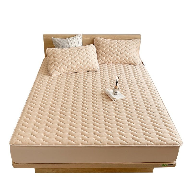 Antibacterial Soybean Quilted Fitted Sheet Water - proof Mattress - Hearth & Lume