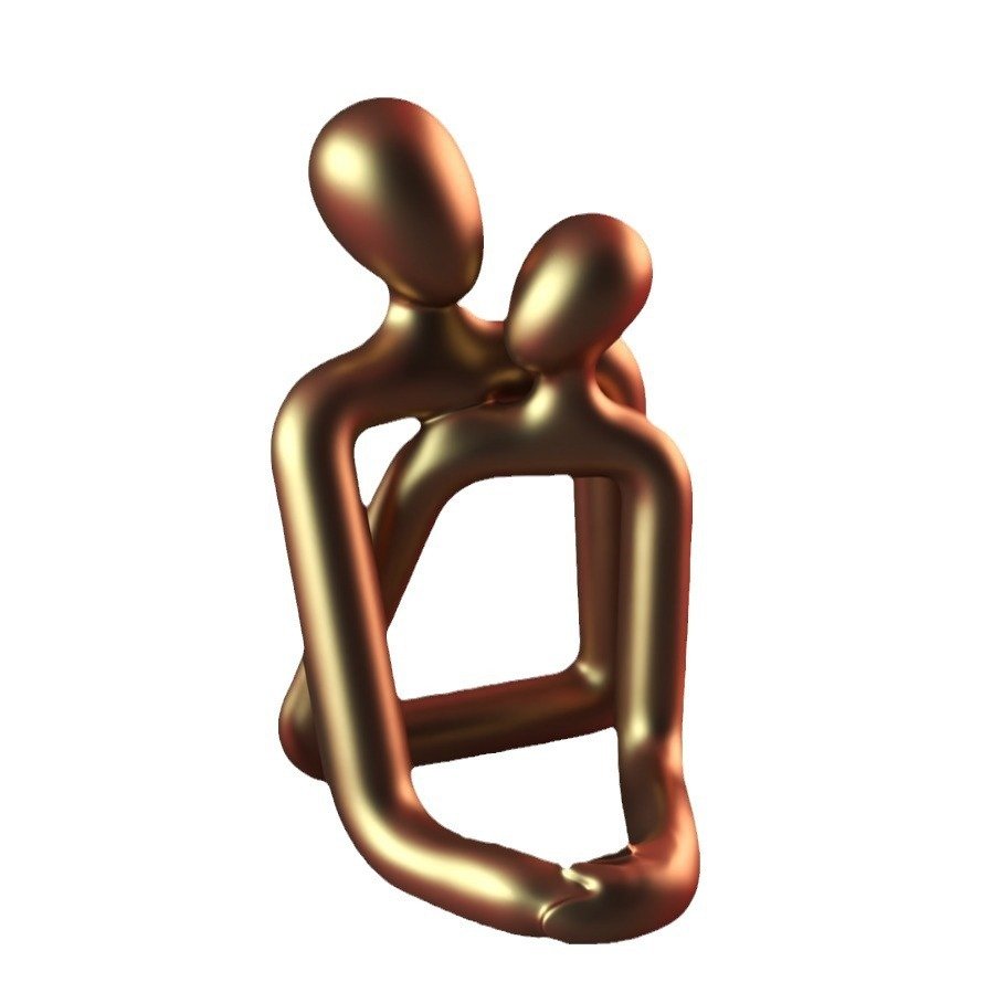 Heartwarming Loving Couple Resin Statue - Hearth & Lume