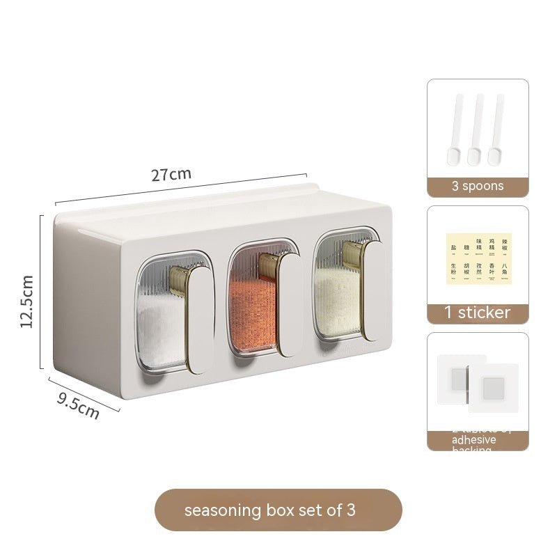 Drawer Type Seasoning Box Household Kitchen Spice Jars Combination - Hearth & Lume
