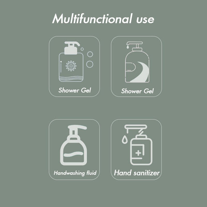 450ml Manual Wall Mounted Bathroom Liquid Soap Dispenser - Hearth & Lume