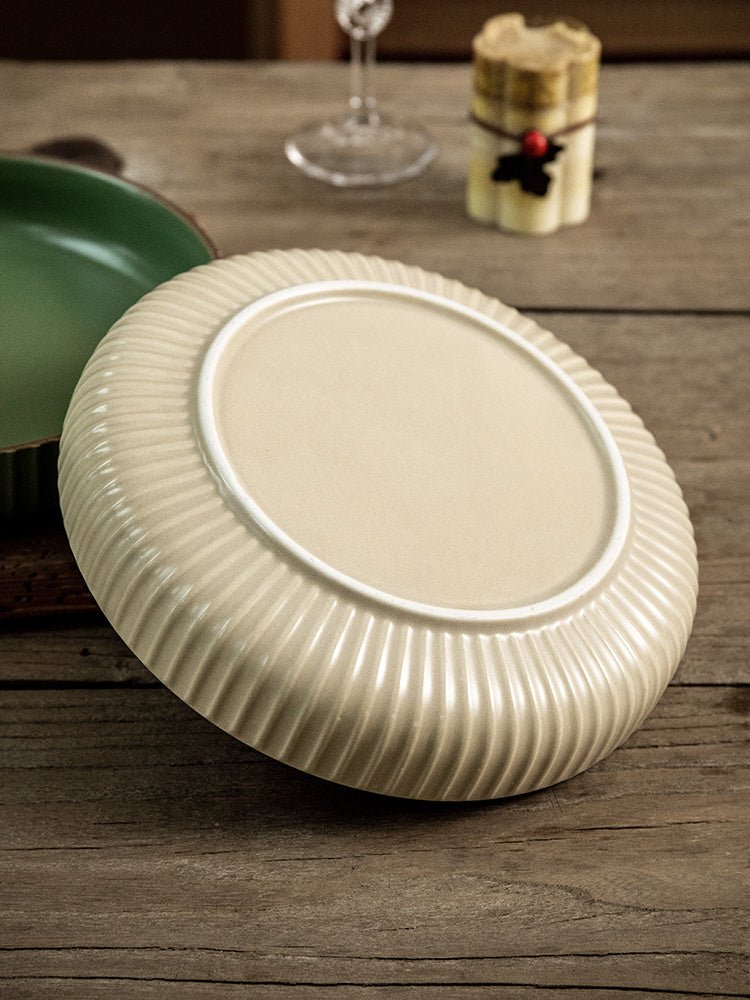Vintage Ceramic Stir - fry Plate Salad Plate Slightly Concealer - Hearth & Lume