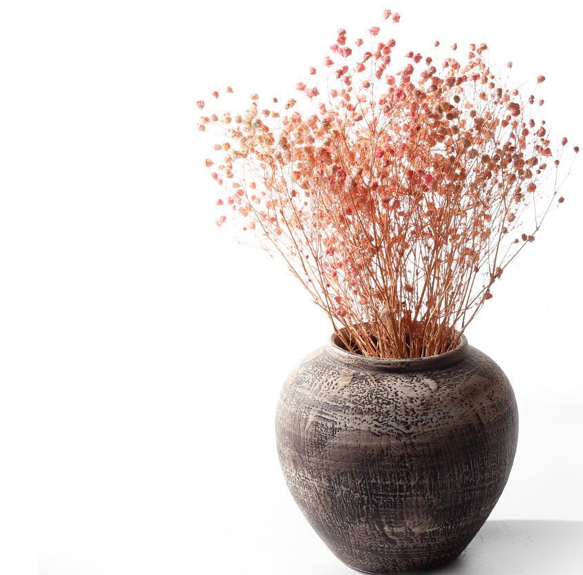 Retro Ceramic Floor - standing Large Vase - Hearth & Lume