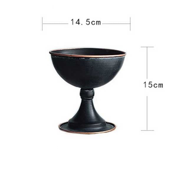 Creative retro distressed iron cup - Hearth & Lume