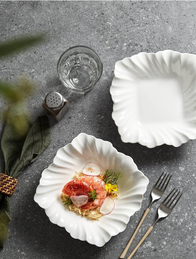 Square Bowl Plate Fruit Salad Bowl - Hearth & Lume