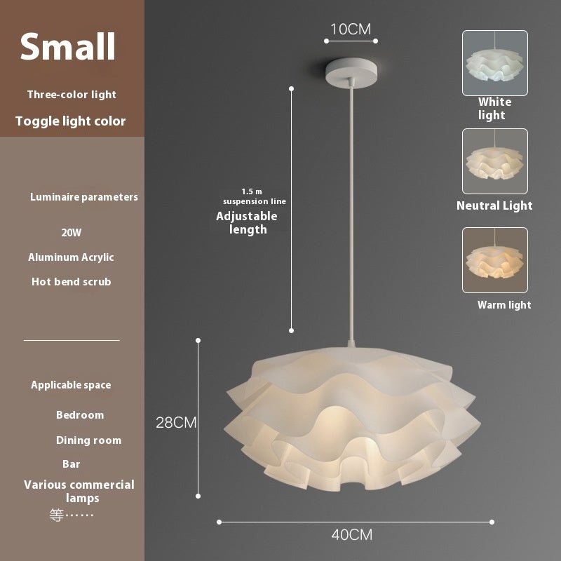 Modern Minimalist Creative Flower Bedroom Chandelier - Hearth & Lume