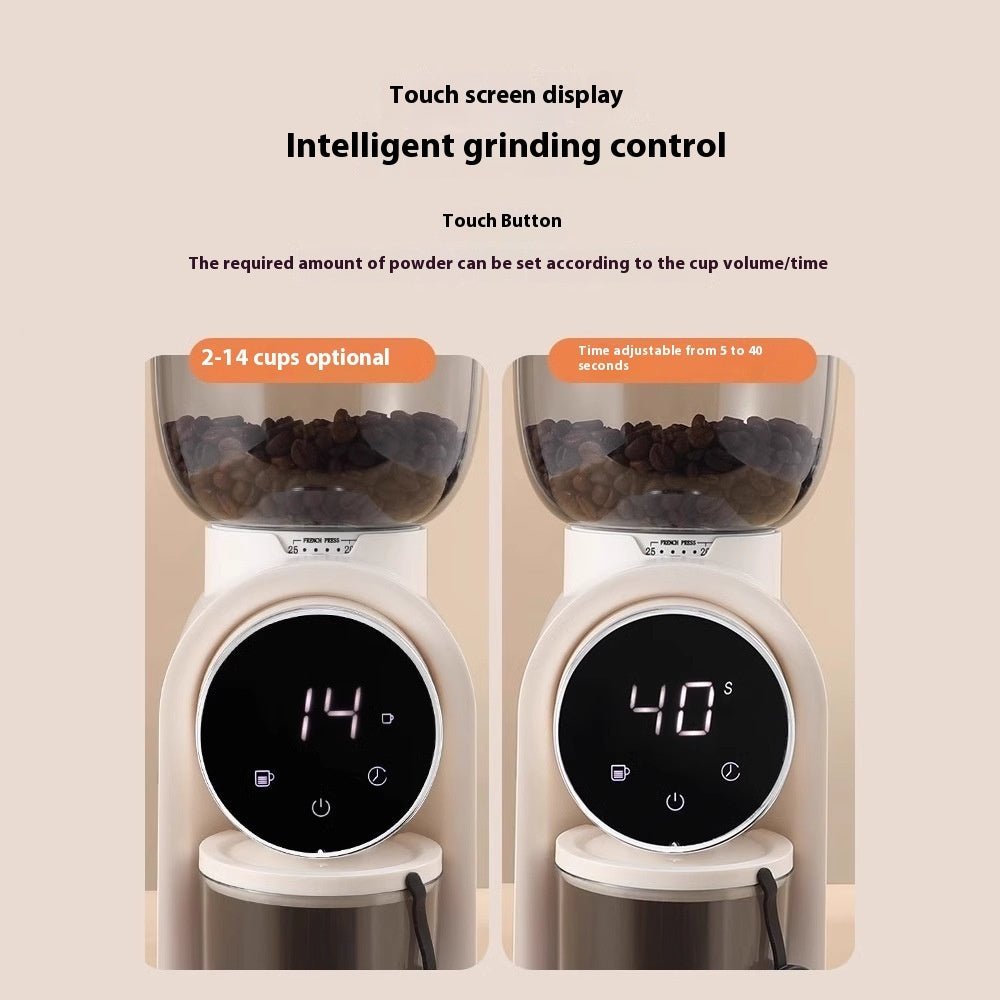 Smart Electric Grinder Adjustable Scale Household Coffee Machine - Hearth & Lume