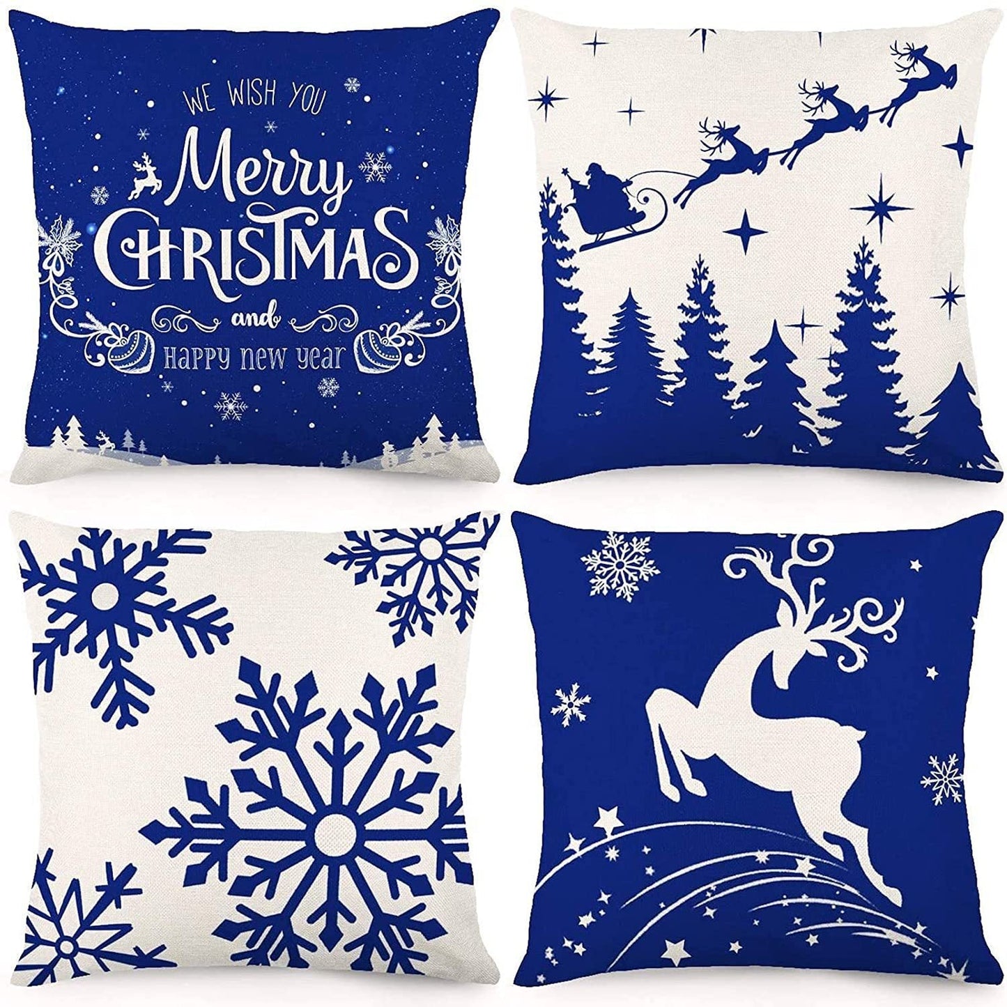 Christmas Fashion Minimalist Print Sofa Pillow Cover - Hearth & Lume