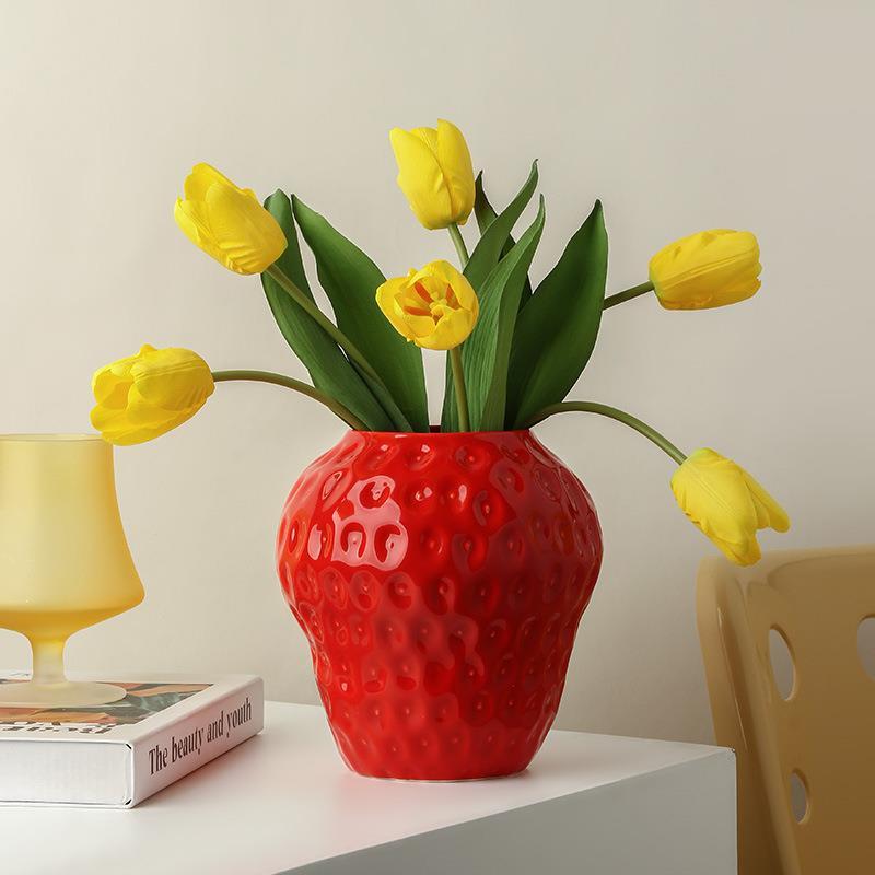 Straberry Vase Home Decorate - Hearth & Lume