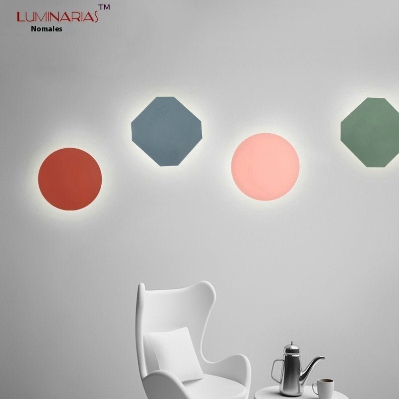 Circular Strip Wall Lamp Living Room Bedroom - Hearth & Lume