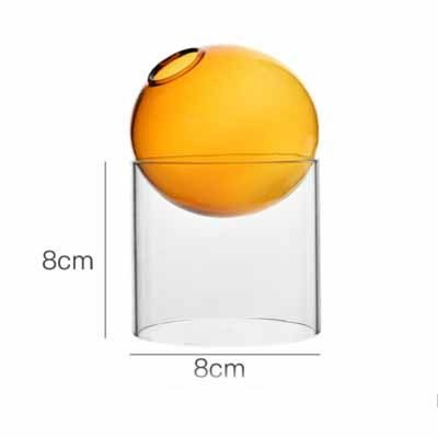 Creative Colorful Spherical Glass Vase Decoration - Hearth & Lume