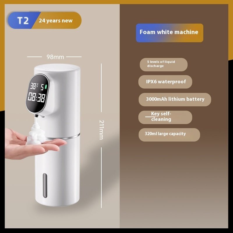 Automatic Hand Washing Machine Induction Intelligent Wall - mounted Rechargeable Soap Dispenser - Hearth & Lume