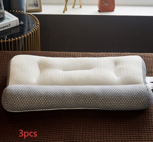 Anti - traction Soybean Fiber Pillow Neck Protection Pillow Simple Health Comfort - Hearth & Lume