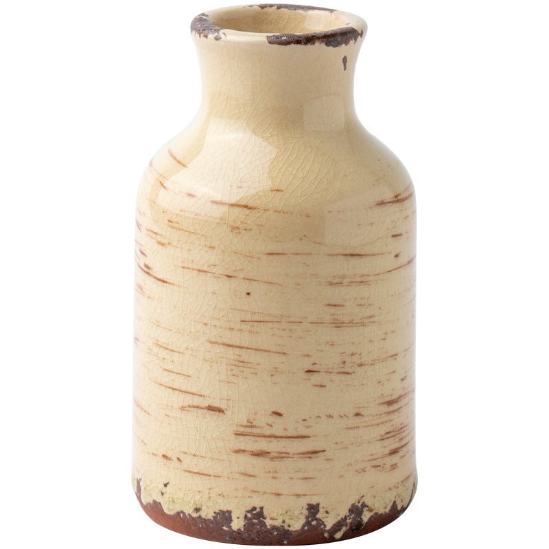 Retro Ice Cracked Ceramics Vase Dining Table Room Decorations - Hearth & Lume