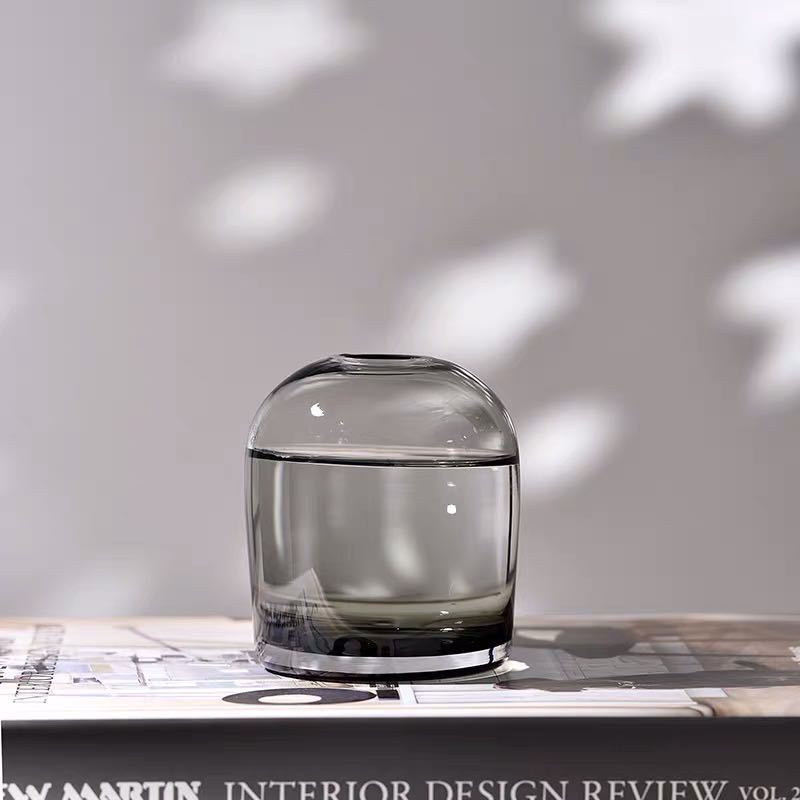 Simple Vase Creative Glass Living Room Dining Table Home Vase Vase - Hearth & Lume