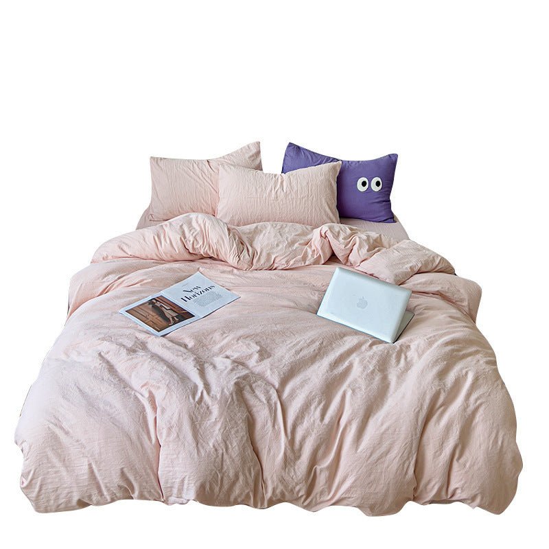 Super Soft Pleated Bed Sheet Quilt Cover - Hearth & Lume
