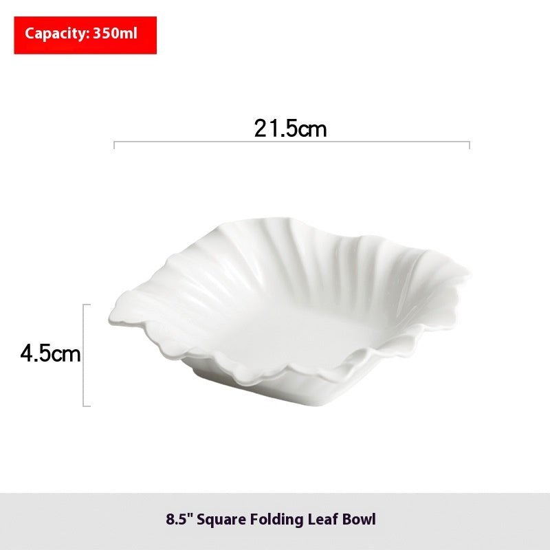 Square Bowl Plate Fruit Salad Bowl - Hearth & Lume