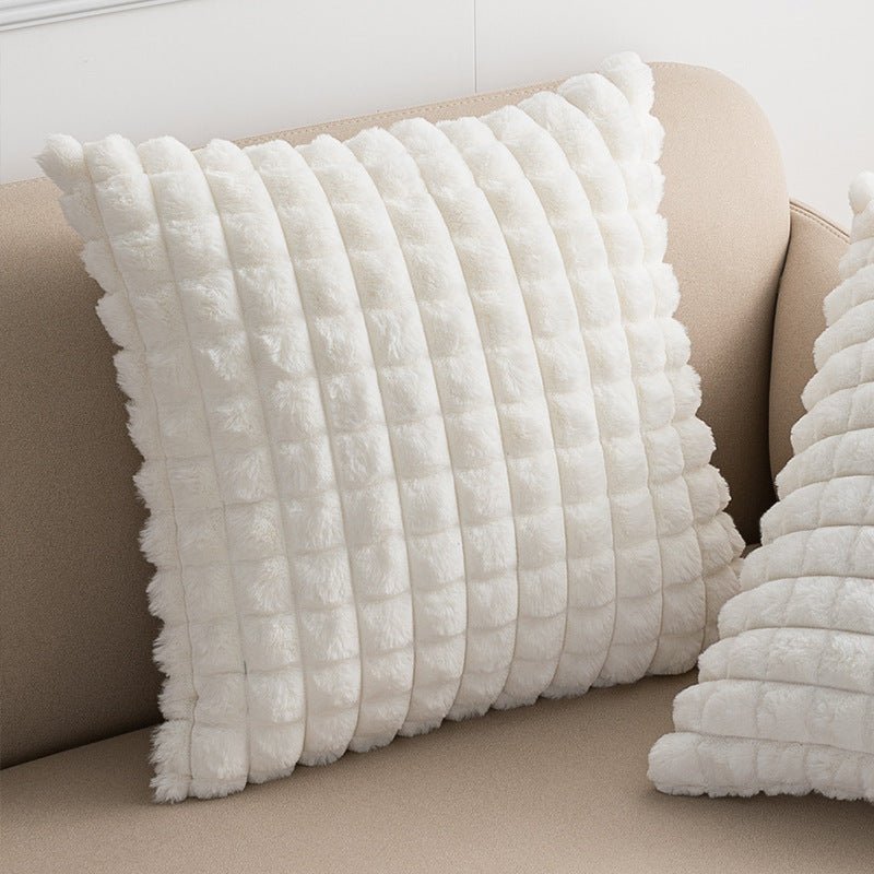 Living Room Solid Color Plush Pillow - Hearth & Lume