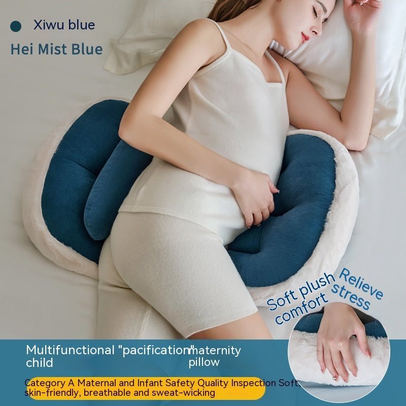 Waist Side Pillow Belly Support During Pregnancy Sleeping U - shaped Cushion - Hearth & Lume