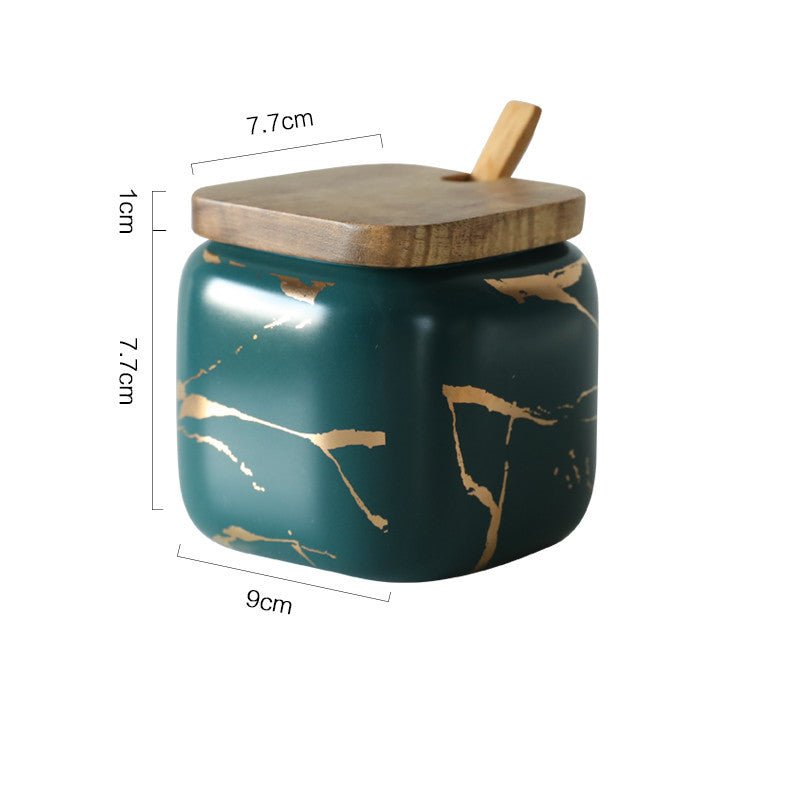 Nordic Gold Marble Jar Set - Hearth & Lume
