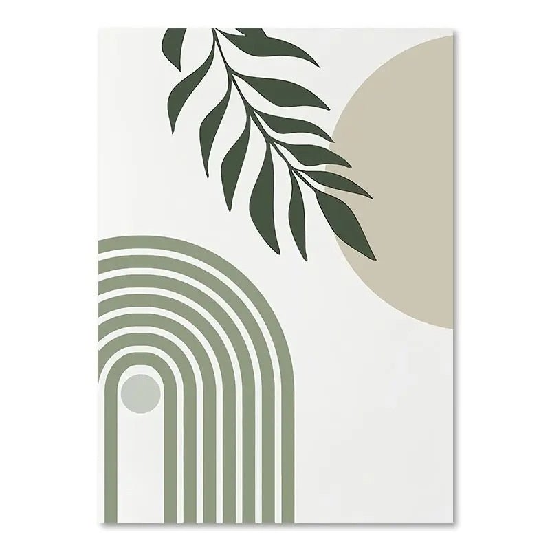 Green Plant Decorative Painting - Hearth & Lume