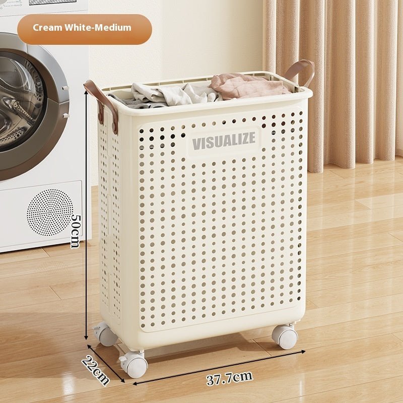 Multifunctional Folding Laundry Basket With Wheels - Hearth & Lume