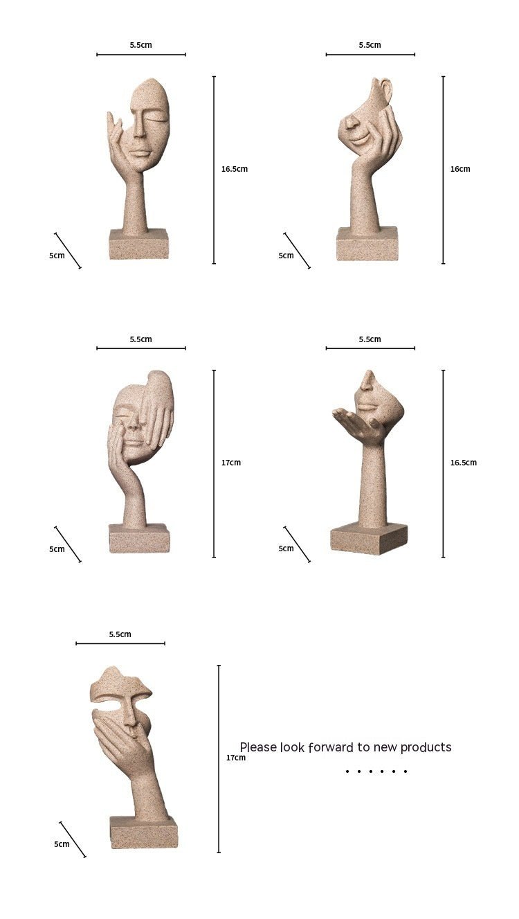 Office Living Room Sculptured Ornaments - Hearth & Lume