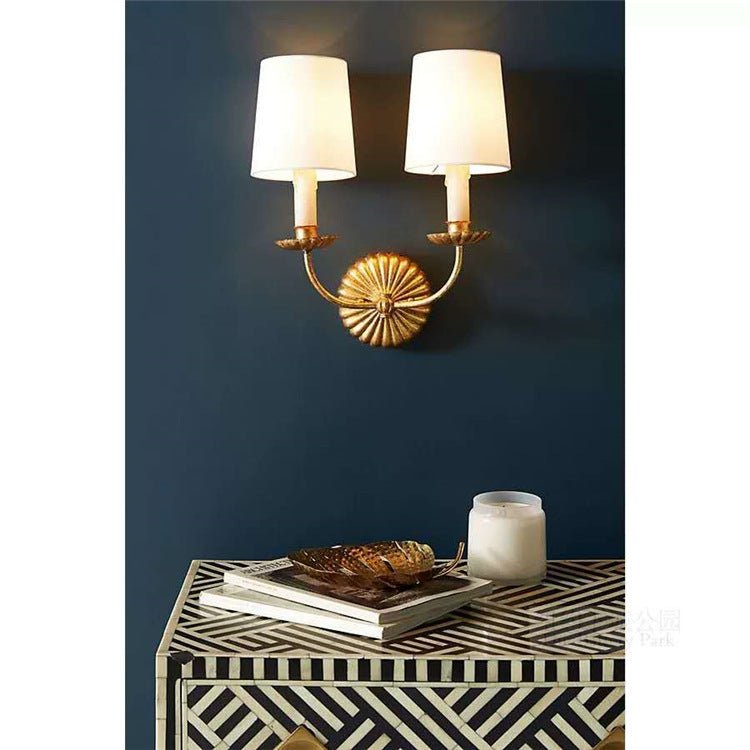 American Retro Wall Lamp Gold Foil - Hearth & Lume