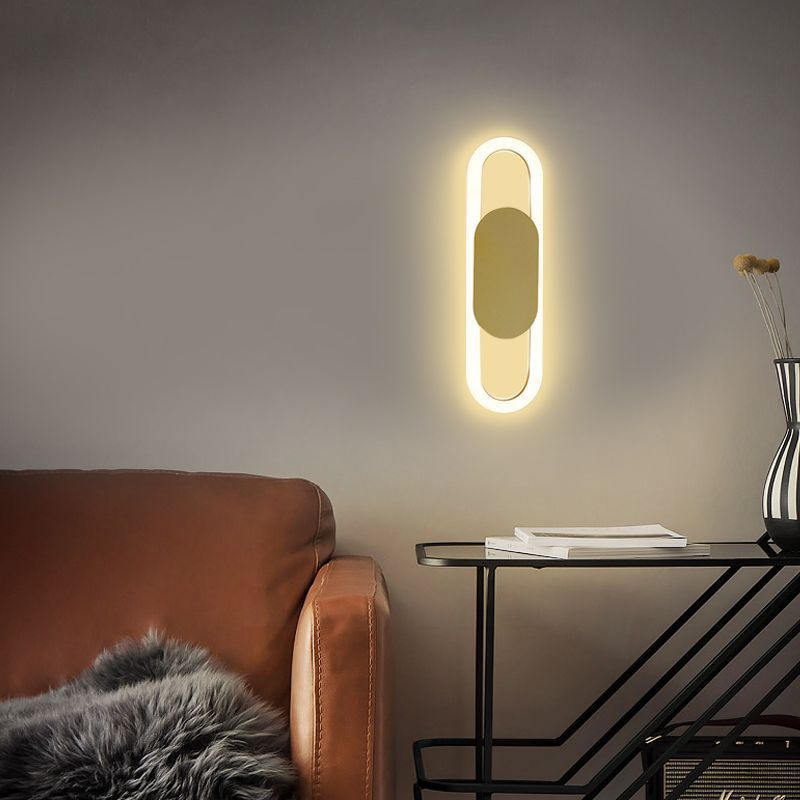 Creative Wall Lamp Simple Modern Bedroom Bedside Lamp - Hearth & Lume