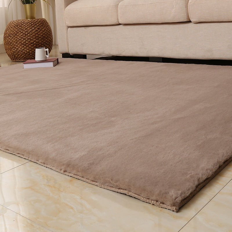 Imitation rabbit fur bedroom bedside blanket - Hearth & Lume