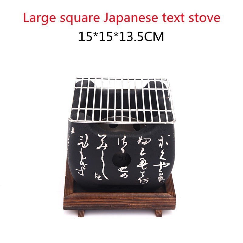 Japanese Mini Grill Household Indoor Charcoal Grill Full Set - Hearth & Lume