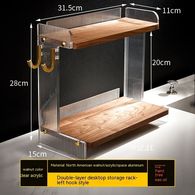 Bathroom Countertop Commodity Shelf Acrylic Storage Rack - Hearth & Lume