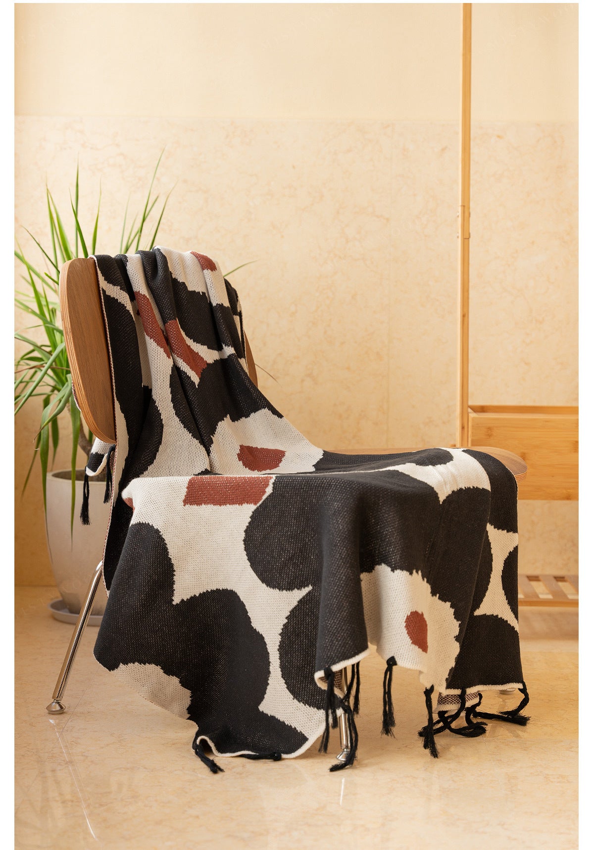 Nordic Ins Style Sofa Flower Knitted Blanket - Hearth & Lume