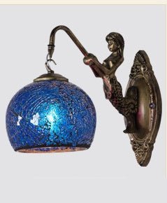 Retro Creative Bedroom Mermaid Wall Lamp - Hearth & Lume
