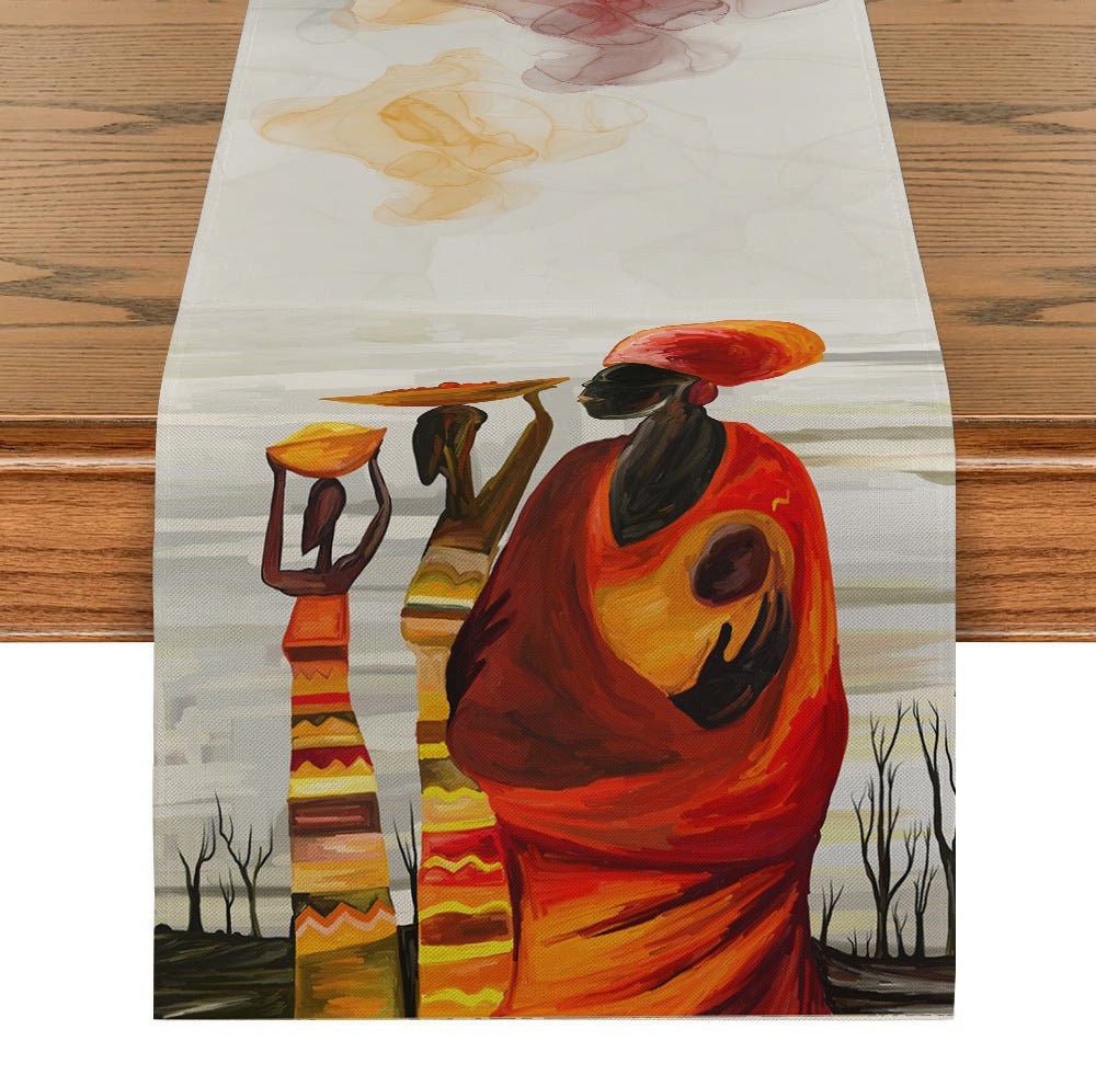 Table Runner National Geometric Tea Table - Hearth & Lume