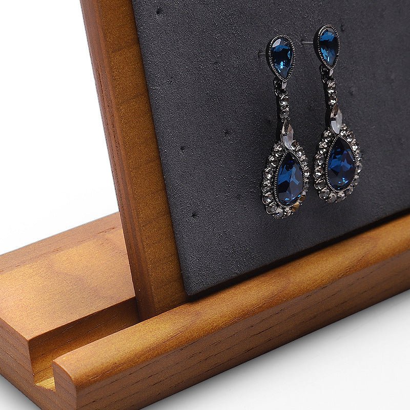 Solid Wood Earrings Display Props Window Jewelry Display - Hearth & Lume