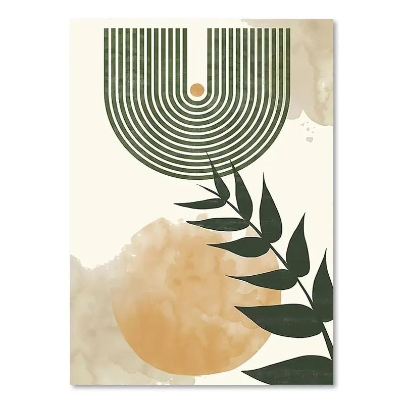 Green Plant Decorative Painting - Hearth & Lume