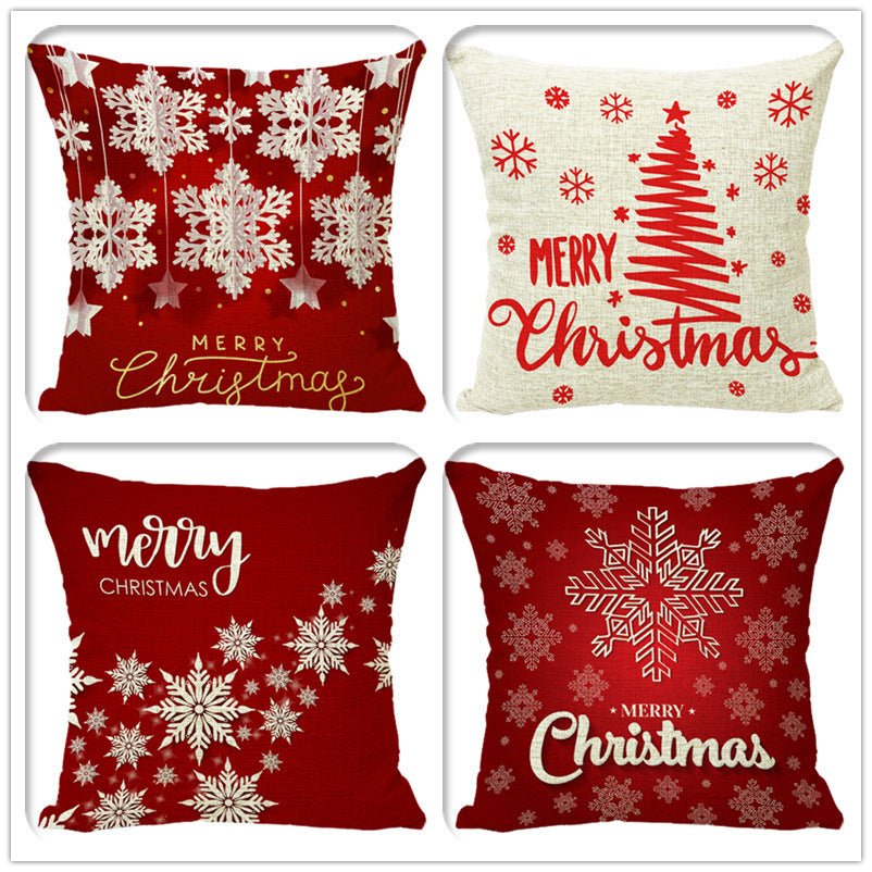 Christmas Fashion Minimalist Print Sofa Pillow Cover - Hearth & Lume