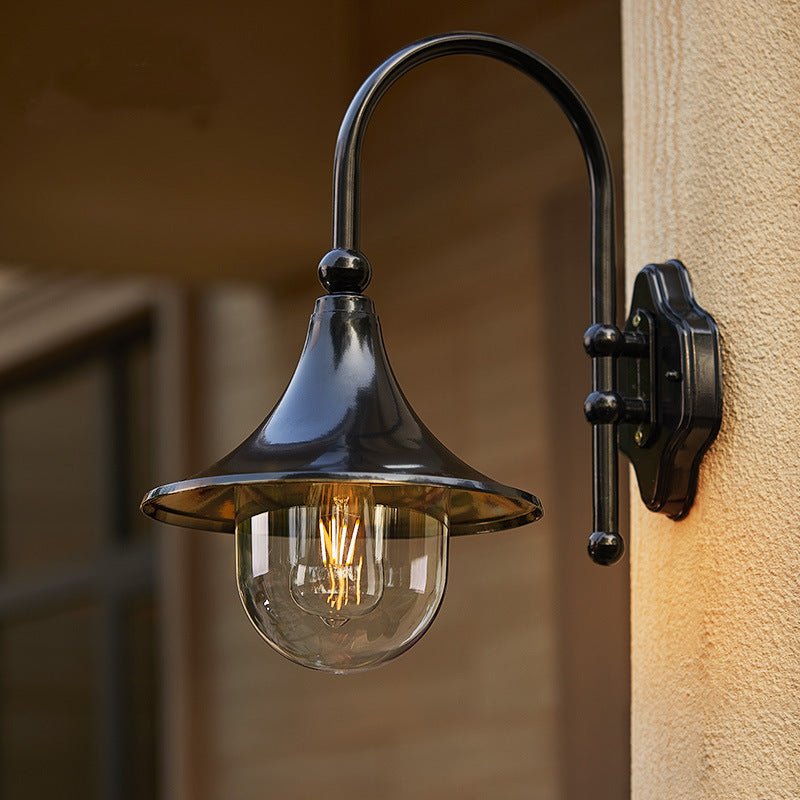 Outdoor Wall Lamp Horn Wall Lamp Outdoor Gate Lamp - Hearth & Lume