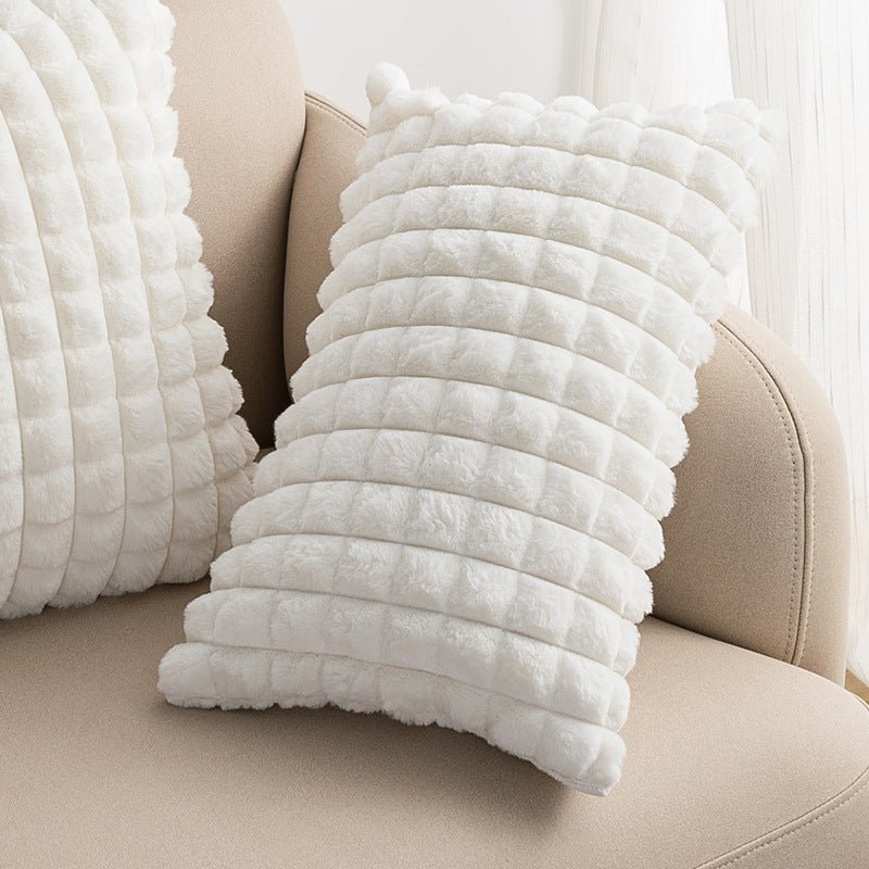 Living Room Solid Color Plush Pillow - Hearth & Lume