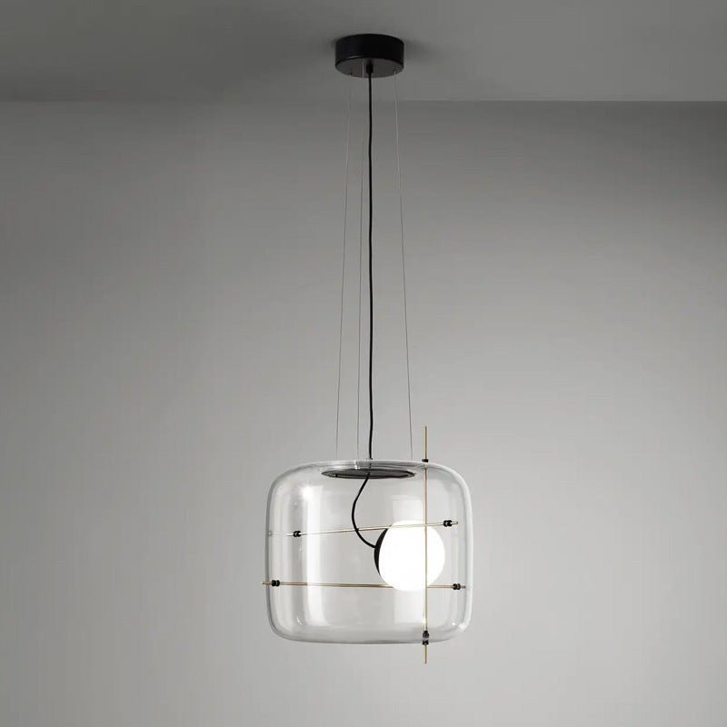 Creative Art Modern Minimalist Glass Bedroom Bedside Chandelier - Hearth & Lume