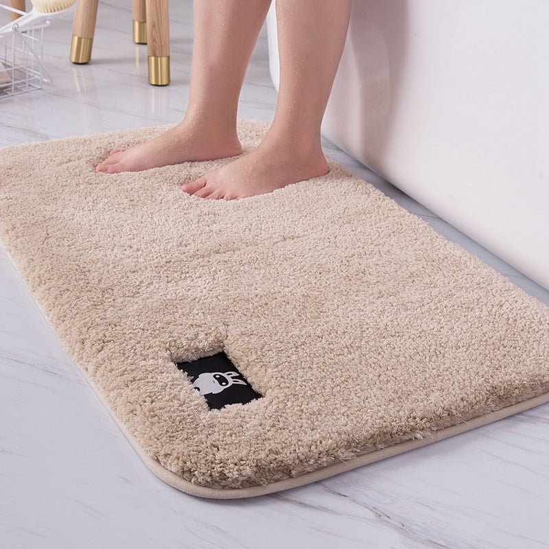 High wool thick bathroom toilet carpet - Hearth & Lume