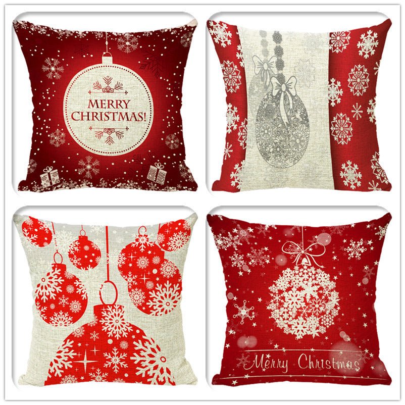 Christmas Fashion Minimalist Print Sofa Pillow Cover - Hearth & Lume