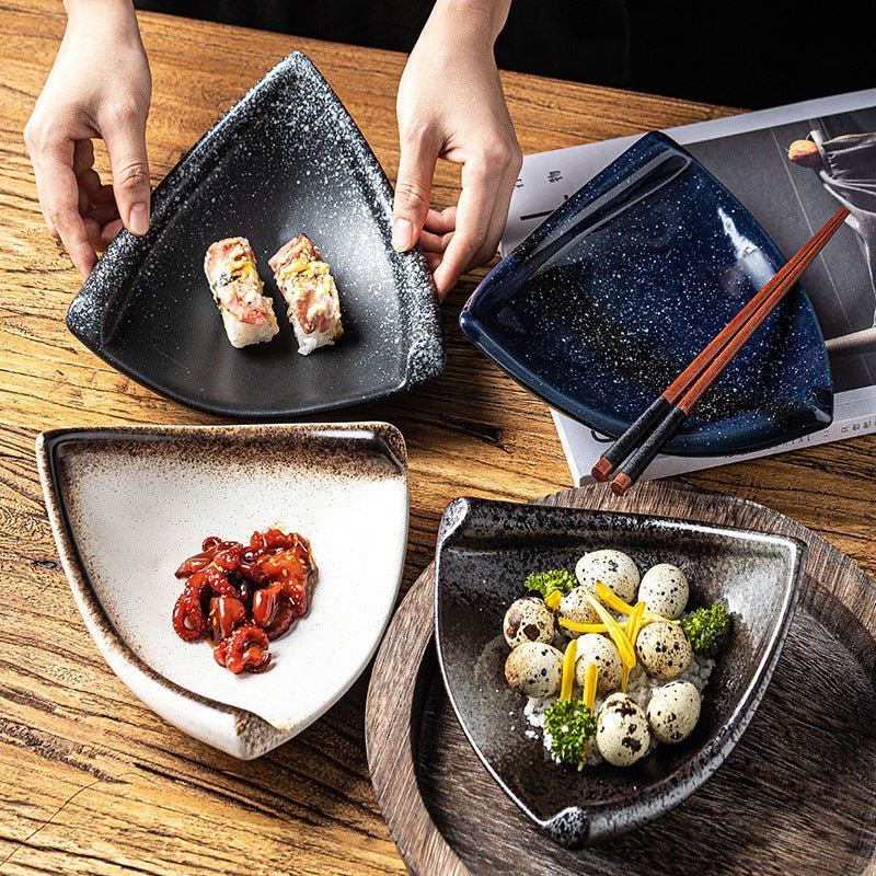 Snack Plate Creative Japanese Ceramic Art Plate Fruit Plate - Hearth & Lume