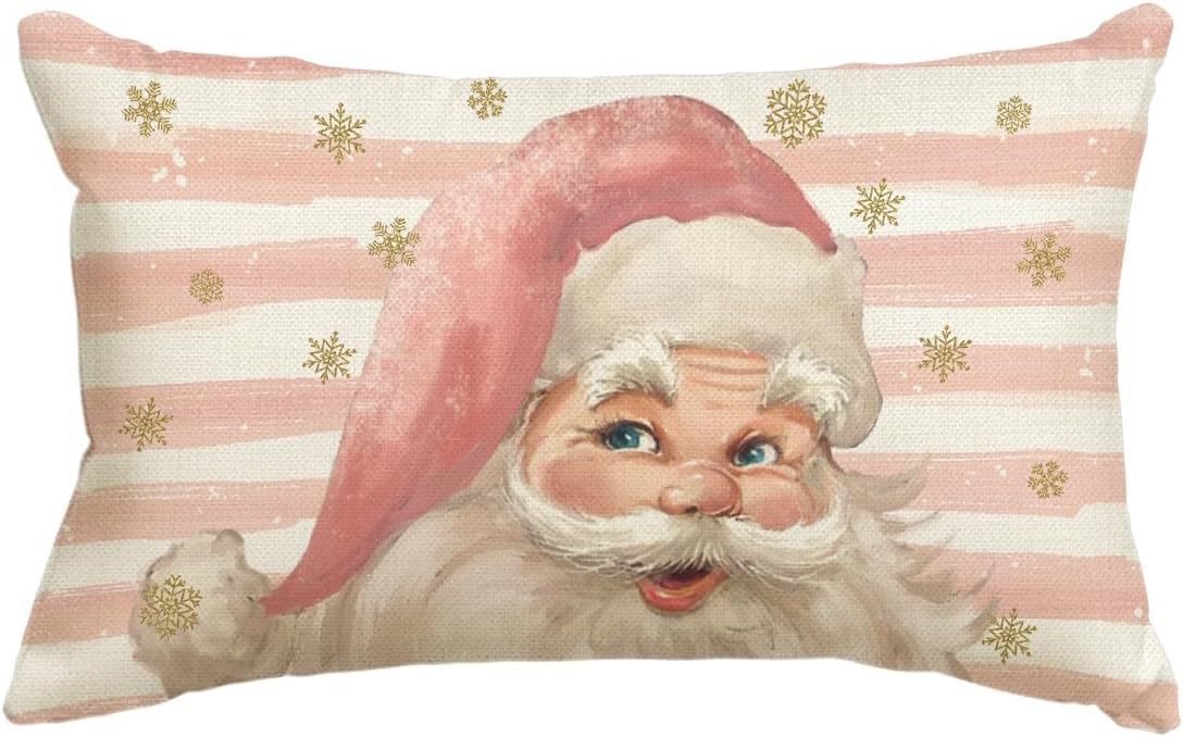Christmas Simple Linen Pillow Cover Home Sofa Decoration - Hearth & Lume