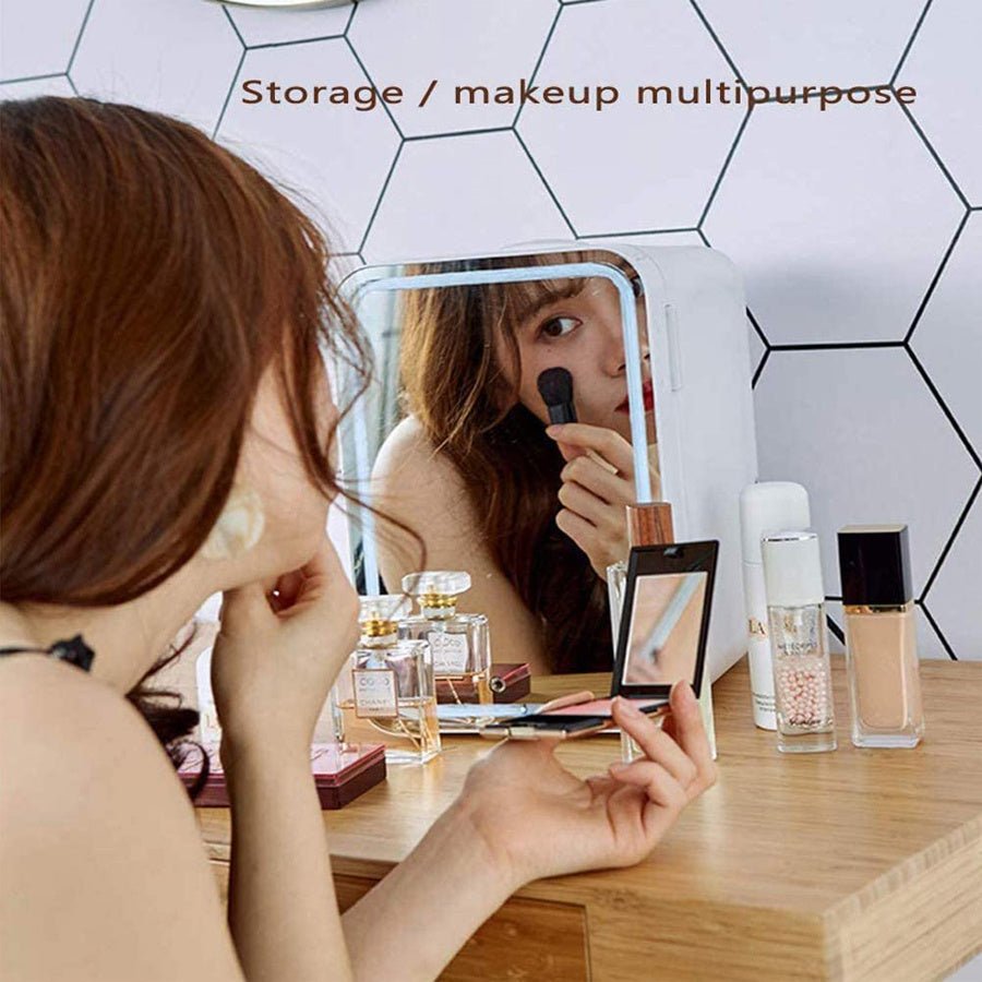 Mini Makeup Fridge Portable Cosmetic Refrigerator - Hearth & Lume
