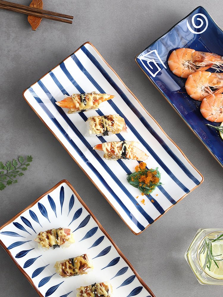 Japanese - style Dinner Plate Household Ceramic Plate - Hearth & Lume