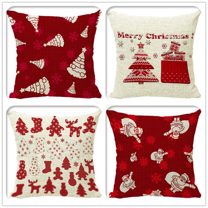 Christmas Fashion Minimalist Print Sofa Pillow Cover - Hearth & Lume